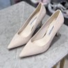 کفش مجلسی یونای پاشنه 8 سانت کد y199رنگ کرم سایز 36