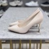 کفش مجلسی یونای پاشنه 8 سانت کد y199رنگ کرم سایز 37