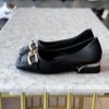 کفش عروسکی یونای طبی پاشنه 3 سانت کد y2886 رنگ مشکی سایز 37