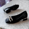 کفش عروسکی یونای طبی پاشنه 3 سانت کد y2886 رنگ مشکی سایز 37