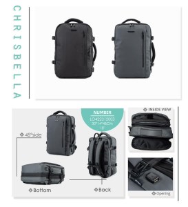 کوله وارداتی کریس بلا کد LO2003 سایز 48*14*30*