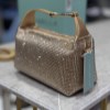 کیف زنانه مجلسی وارداتی کریس بلا کد GD6076 رنگ طلایی/(10*11*19)