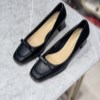 کفش زنانه پاشنه 5سانتی کوکو کد B670-2 رنگ مشکی سایز 41