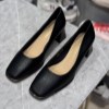 کفش زنانه پاشنه 5سانتی کوکو کد B670-1 رنگ مشکی سایز 41