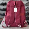 کوله وارداتی کد BB3608 رنگ زرشکی سایز46*32*15 cm