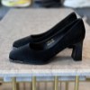 کفش زنانه کوکو پاشنه 7 سانت کد b662-1 رنگ مشکی سایز 39