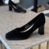 کفش زنانه کوکو پاشنه 7 سانت کد b662-1 رنگ مشکی سایز 39