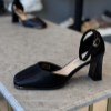کفش زنانه کوکو پاشنه 7 سانت کد b553-2 رنگ مشکی سایز 36