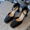 کفش زنانه کوکو پاشنه 7 سانت کد b553-2 رنگ مشکی سایز 36