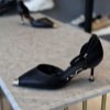 کفش زنانه کوکو پاشنه 7سانت کد b551-3 رنگ مشکی سایز 38