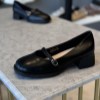 کفش زنانه وارداتی کوکو فول طبی پاشنه 4سانت کد b632-1 رنگ مشکی سایز 41