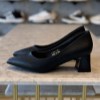 کفش کوکو مجلسی پاشنه 5سانت کد b675-1رنگ مشکی سایز 38