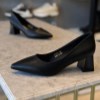 کفش کوکو مجلسی پاشنه 5سانت کد b675-1رنگ مشکی سایز 38