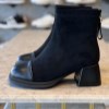نیم بوت زنانه کوکو پاشنه 6 سانت کدb356-2 رنگ مشکی سایز 40