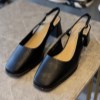 کفش کوکو پاشنه 5سانت کد b573-1رنگ مشکی سایز 40