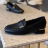 کفش کالج کوکو پاشنه 3سانت کد b720-10 رنگ مشکی سایز 39