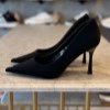 کفش زنانه پاشنه 9سانت یونای کد YQ6675 رنگ مشکی سایز37