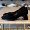 کفش زنانه پاشنه سانتی کوکو کدB670-10رنگ مشکی سایز 38